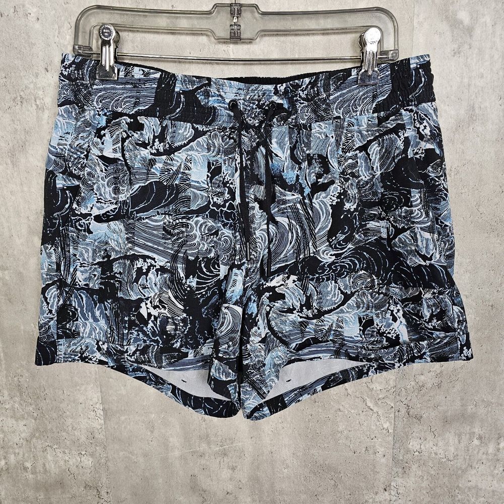Lululemon 10 Spring Break Away 3" Shorts Eternal Wave Starlight Black